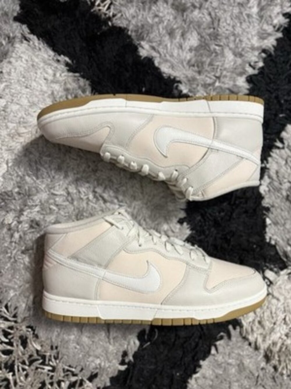 Nike Dunk Mid Light Orewood Brown Sz 13 New